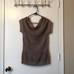 THE LIMITED KNIT SHORT SLEEVE SWEATER